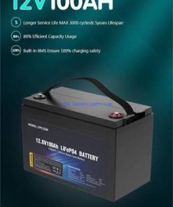 100AH 12V LiFePO4 battery